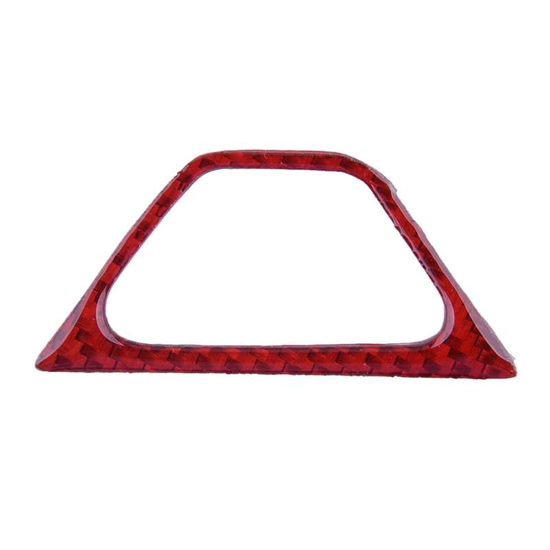 Red Carbon Emergency Lamp Switch Panel Trim Fit For Chevrolet Camaro 2016-20 New