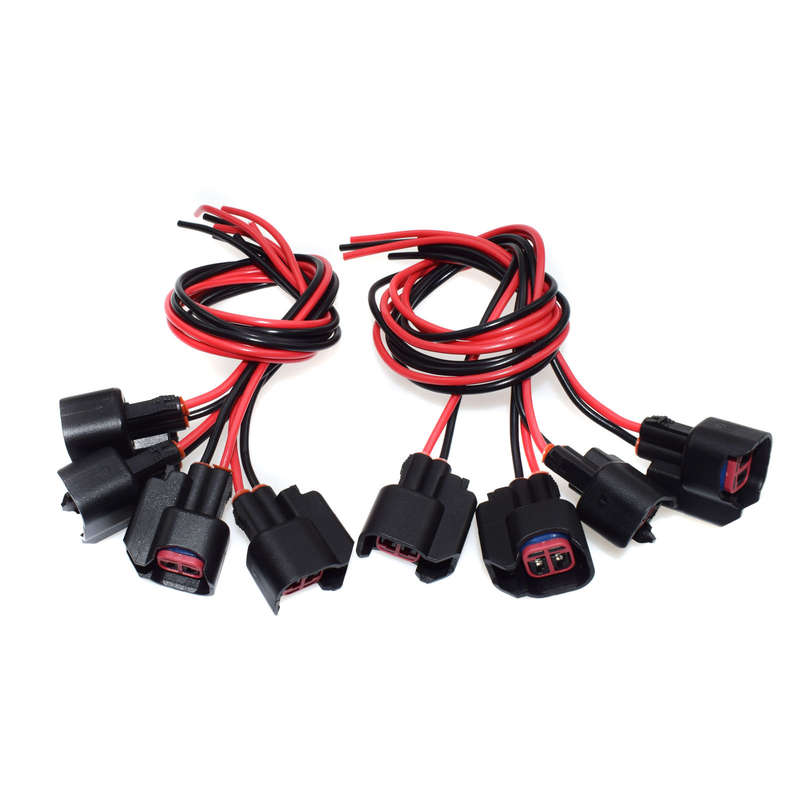 8 X Fuel Injector Harness Connector Pigtail For Ford Lincoln Mercury Jeep 1P1344