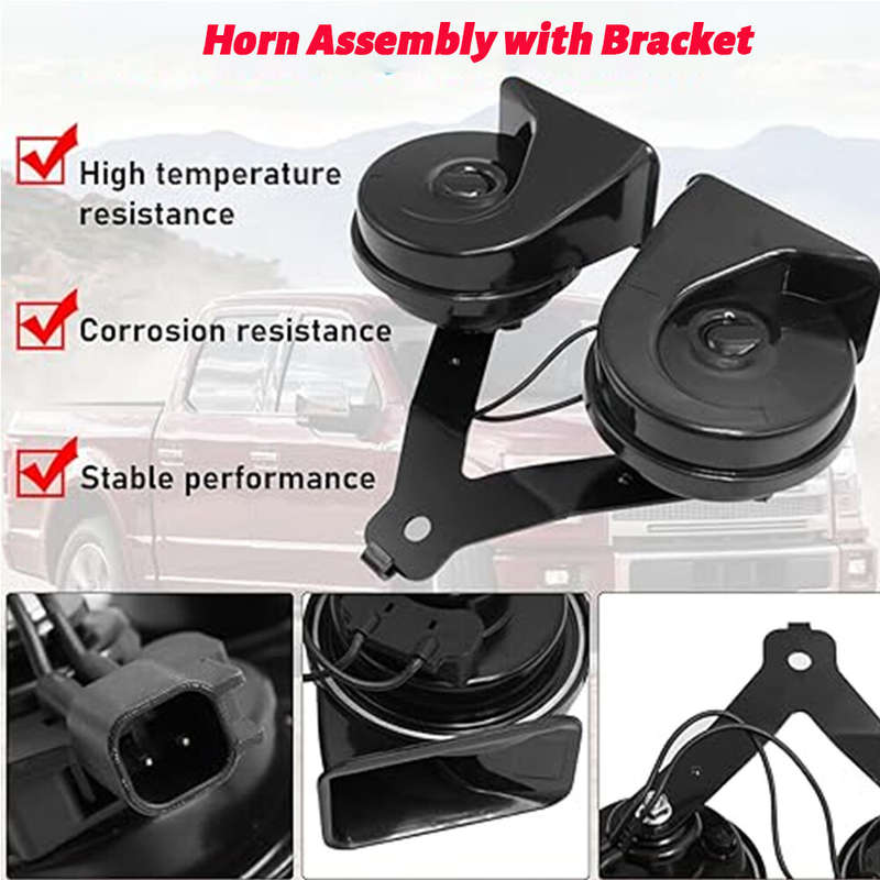 High & Low Pitch Horn Assembly for 2015-2022 Ford F150 2018-2022 Expedition