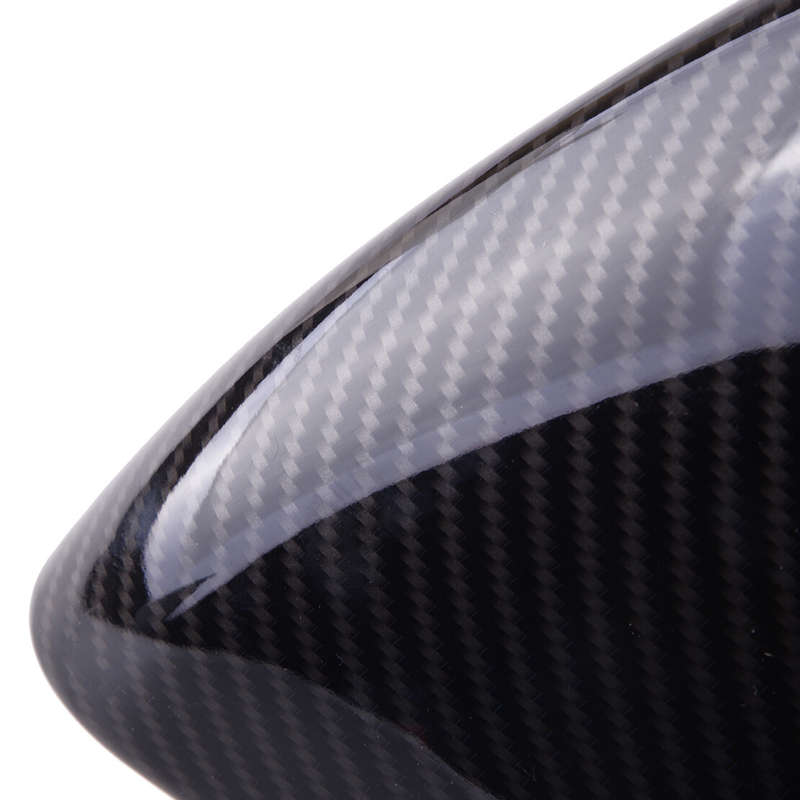 Carbon Fiber Style Side Mirror Cover Caps Fit for Ford Mustang GT 2015-2020