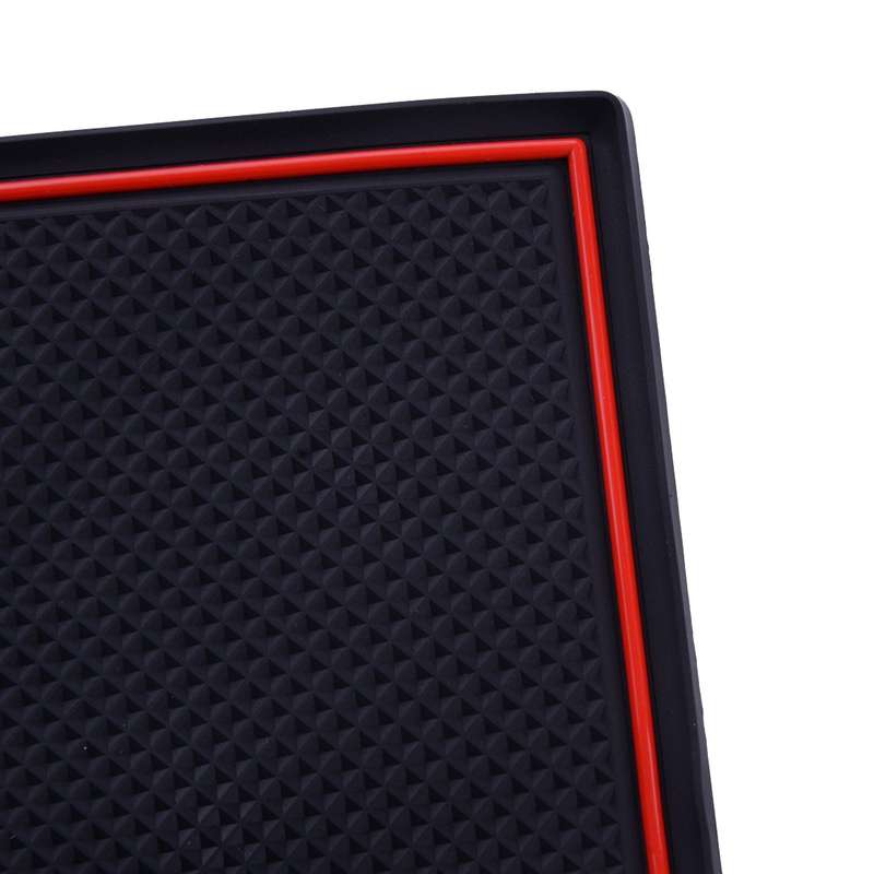 1Set Cup Holder Mat Coaster Door Gate Slot Pad fit for Toyota Sienna 2021-2022