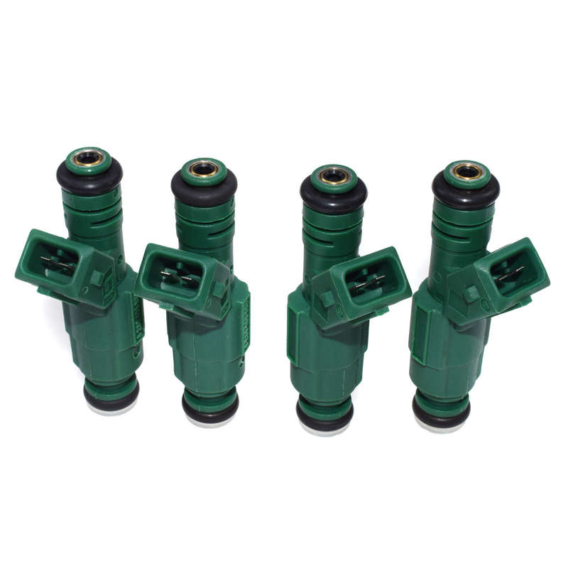 4PCS 440cc 42lb Fuel Injectors 0280155968 For VW Ford Focus Chevrolet Dodge New
