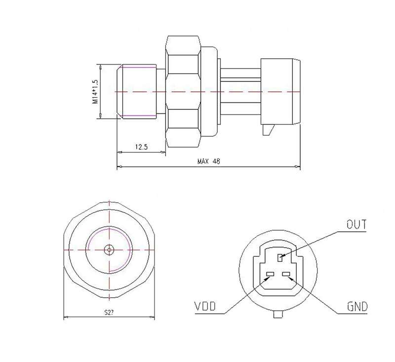 Oil Pressure Sensor 12674782 Suitable For Cadillac Chevy Chevrolet GMC Buick