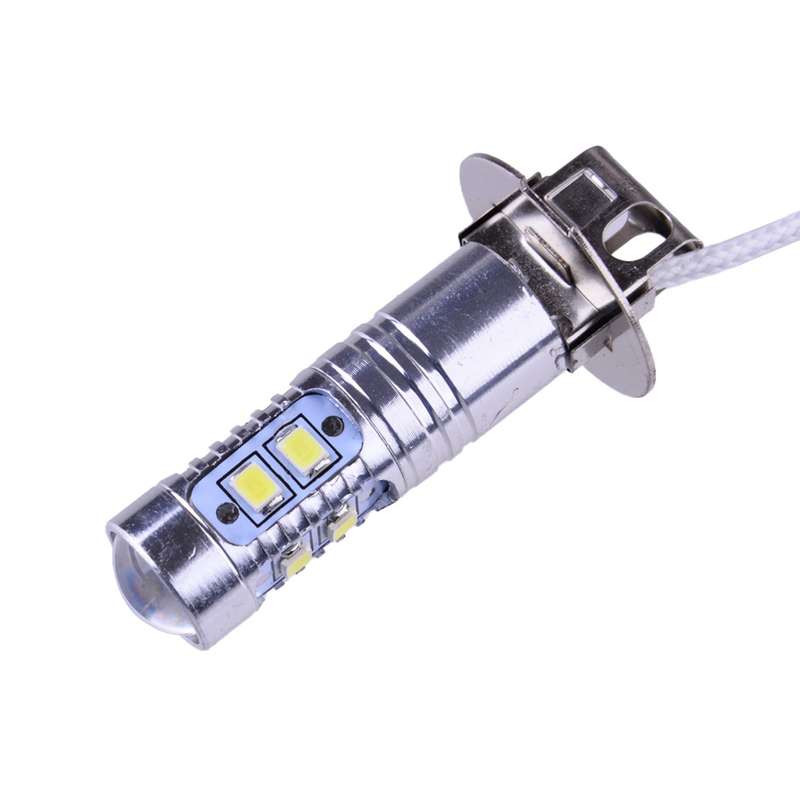 2x White H3 Car LED Fog Driving Light Bulb Conversion Kit Super Bright 6000K
