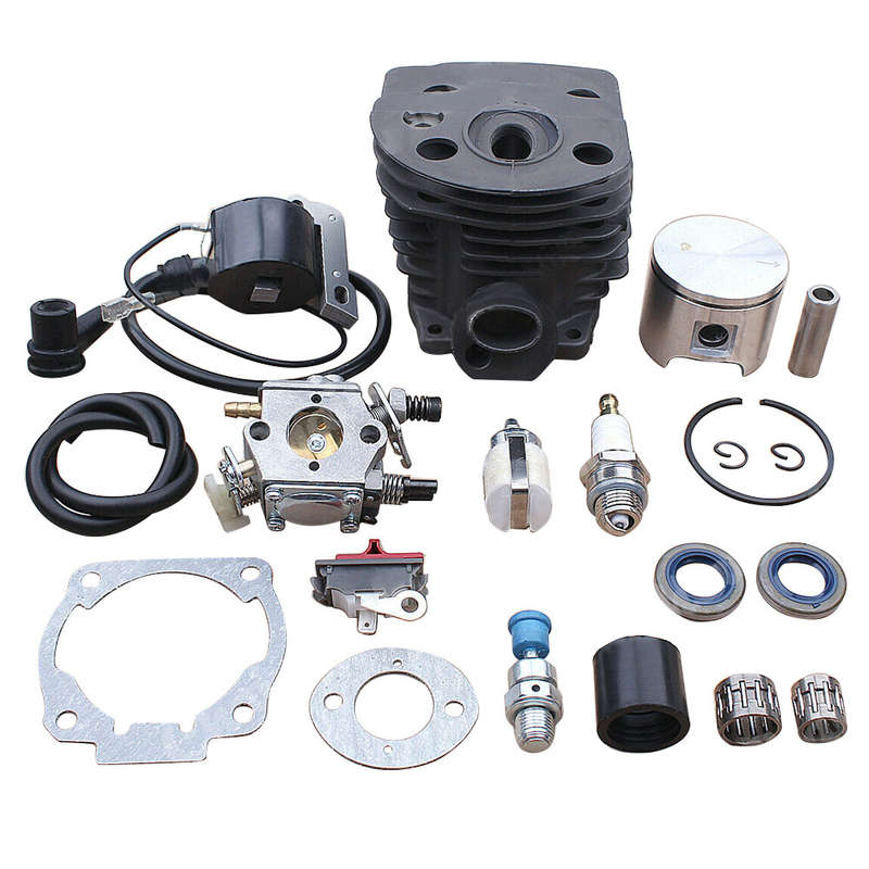 46mm Cylinder Piston Crank Bearing Kit Carburetor kit fit for Husqvarna 50 51 55