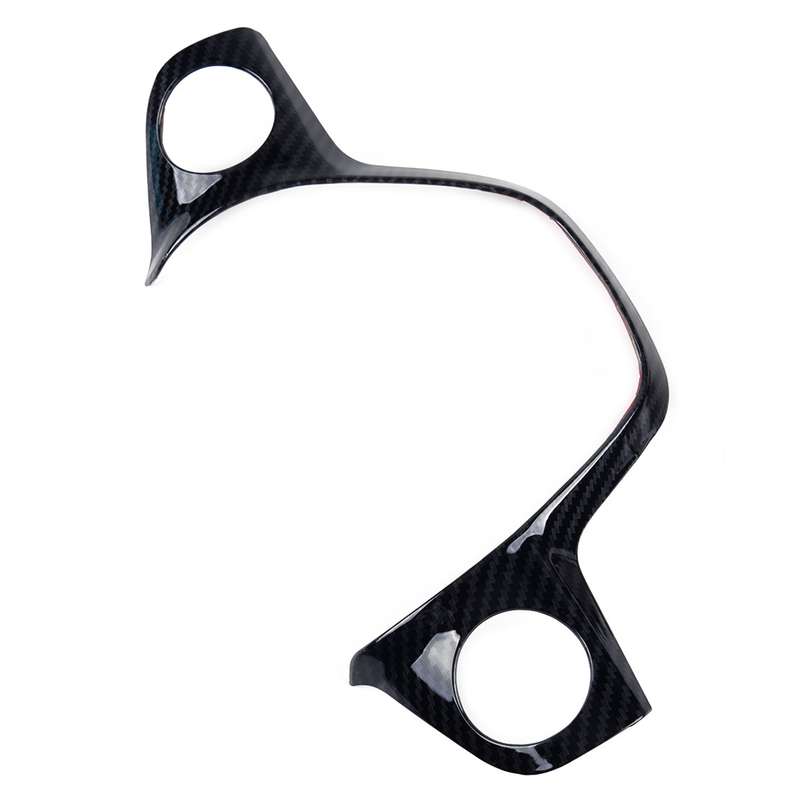 Carbon Fiber Look Steering Wheel Cover Trim Fit for Ford C-MAX 13-18 Focus Kuga