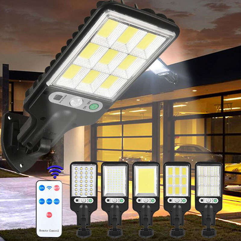 Solar LED Street Light Solar Lamp with 3 Light Mode Waterproof Motion Sensor [Assorted Models]