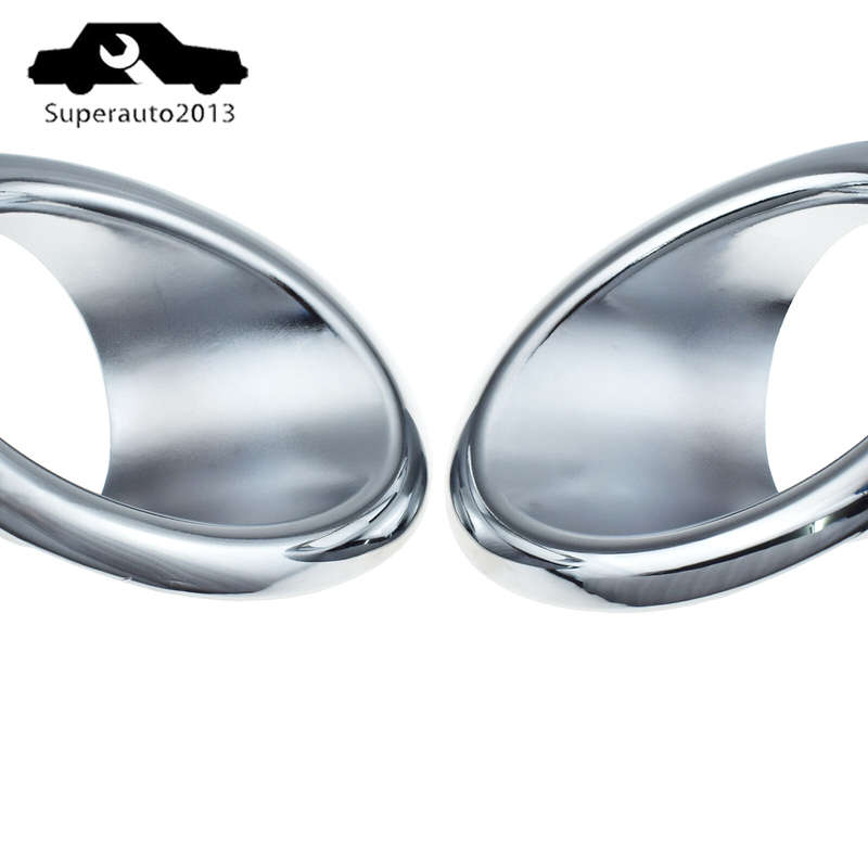 For Nissan X-TRAIL XTRAIL T31 2011-12 2PCS Left Right Front Fog Light Lamp Cover