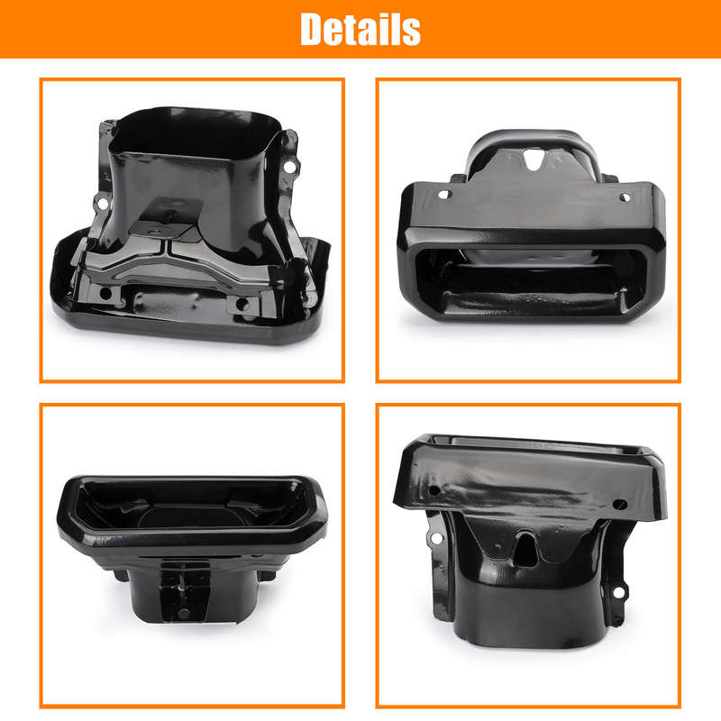 Exhaust Tips Bezels Black 84434641 84434642 For Chevy Silverado GMC Sierra 19-24
