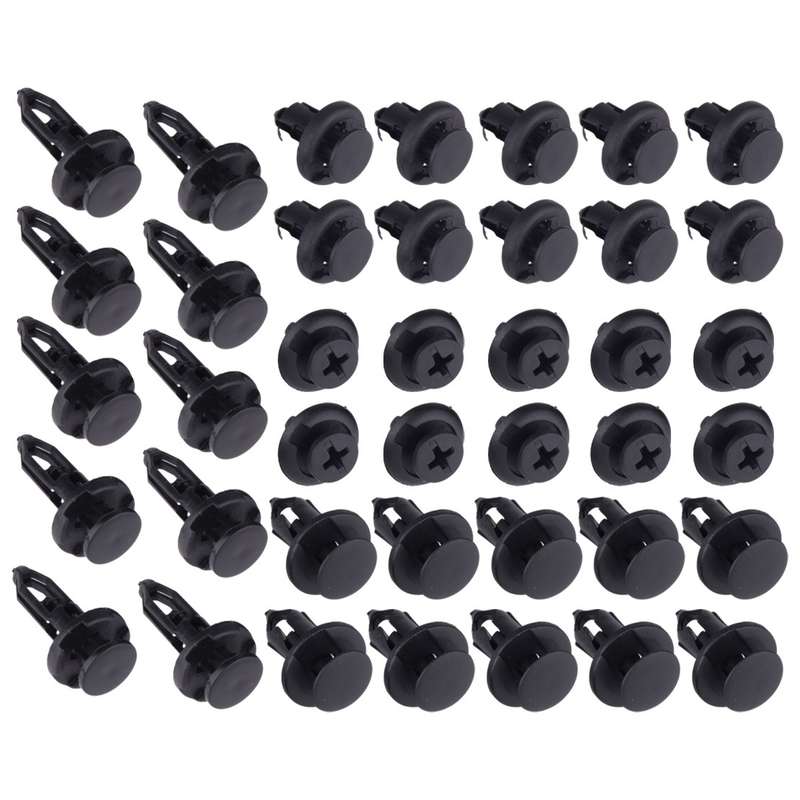 Car Body Bumper Nylon Rivet Retainer Trim Molding Push Pin Clip Assortments