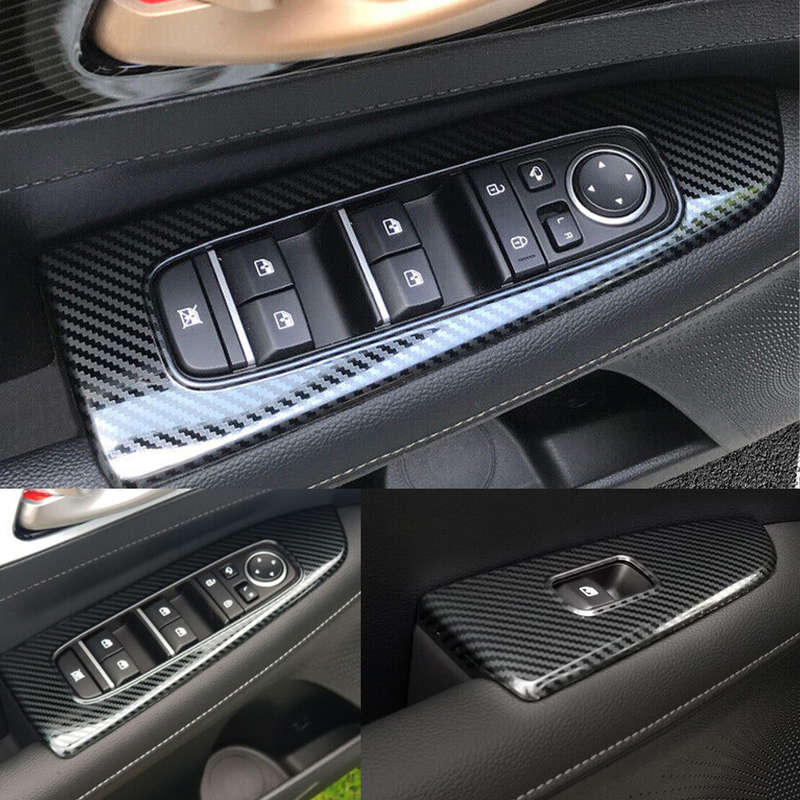 1 Set Window Lift Switch Panel Cover Frame Fit For Kia Forte K3 2019-2022