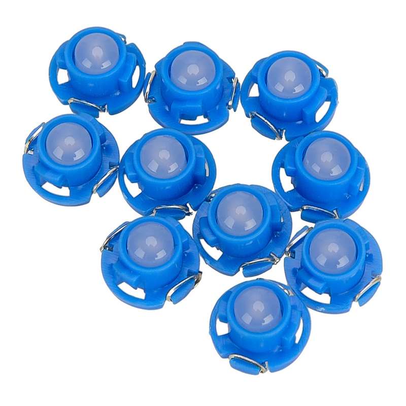 10 Pc Blue T4.7 SMD LED Bulbs For Instrument Gauge Cluster Dash Light DC 12V