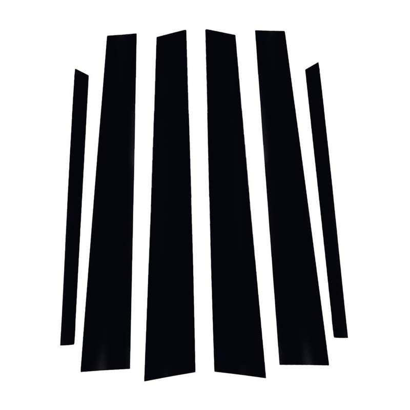6pcs Gloss Black Pillar Posts Fit For Lexus LS430 2001-2006