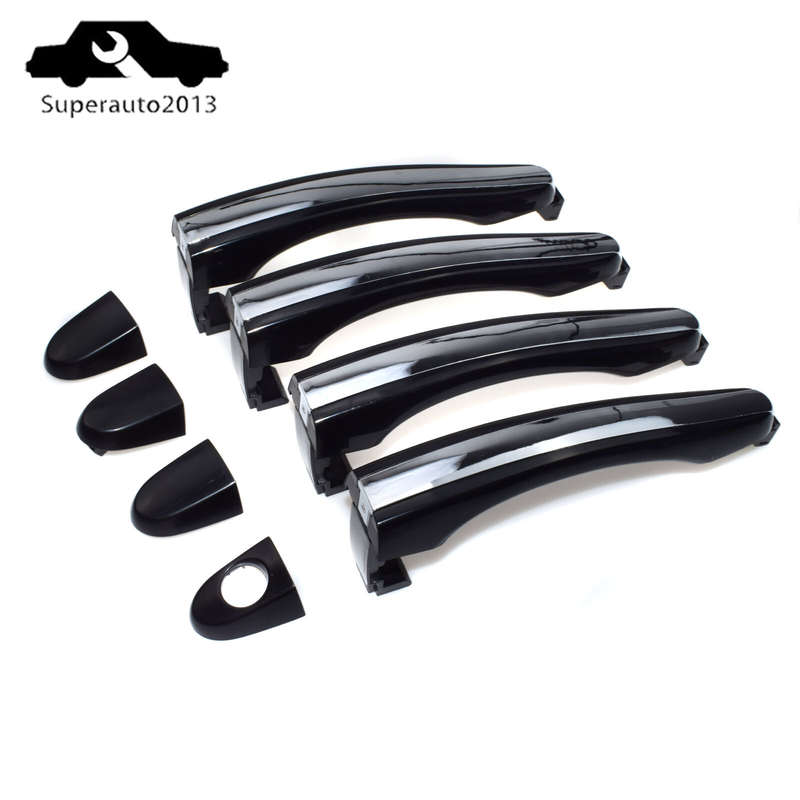 4PCS Outside Front Rear Left Right Door Handle Chrome For Hyundai Azera 2006-11