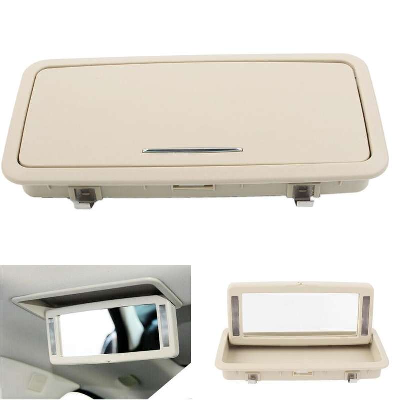 Rear Row Vanity Mirror Makeup Mirror Fit for 2010-2019 Jaguar XJ C2D19845AMN New