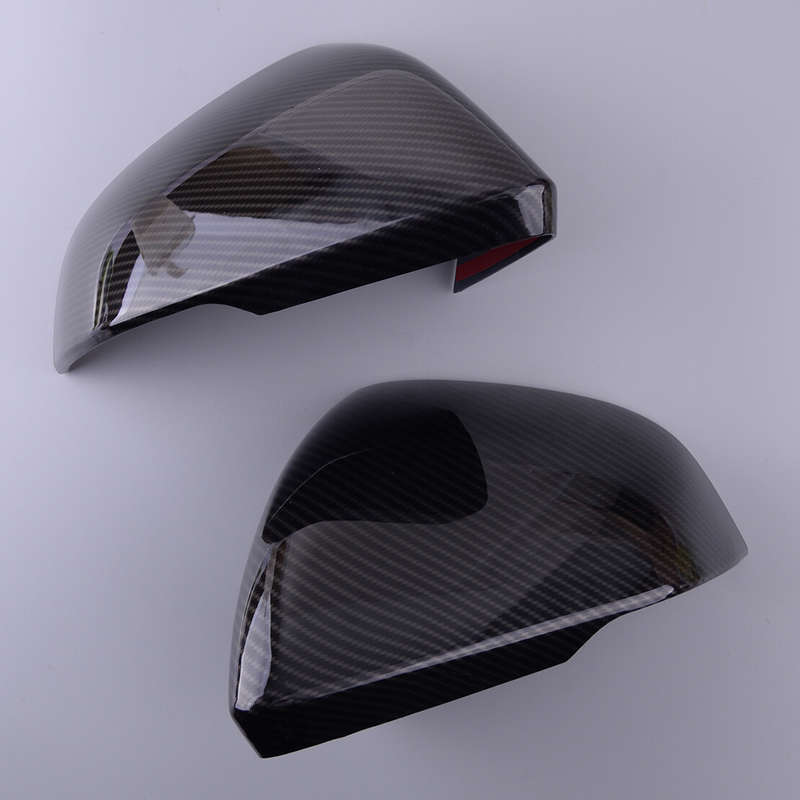 Carbon Fiber Style Side Mirror Cover Caps Fit for Ford Mustang GT 2015-2020
