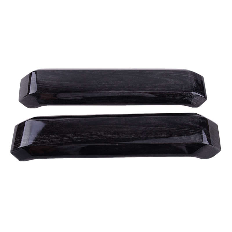 Black Wood Interior Door Handle Cover Trim 4pcs/Set Fit For Ford F150 15-2019