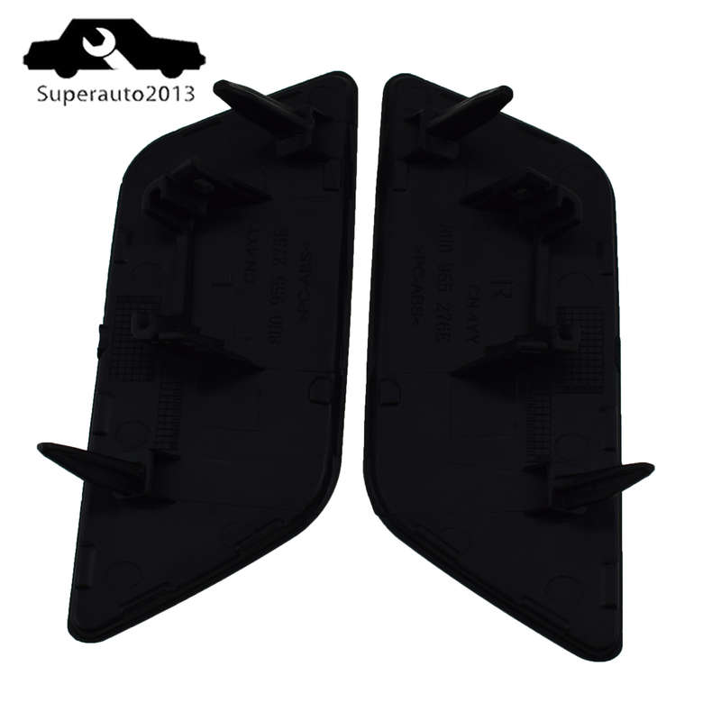 Pair Front Left Right Bumper Headlight Washer Cover Cap For Audi Q3 2015-18 New