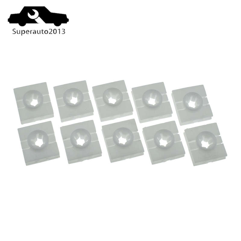 0009912098 10PCS New Rocket Molding Clips Set For Mercedes Smart Fortwo 2008-16