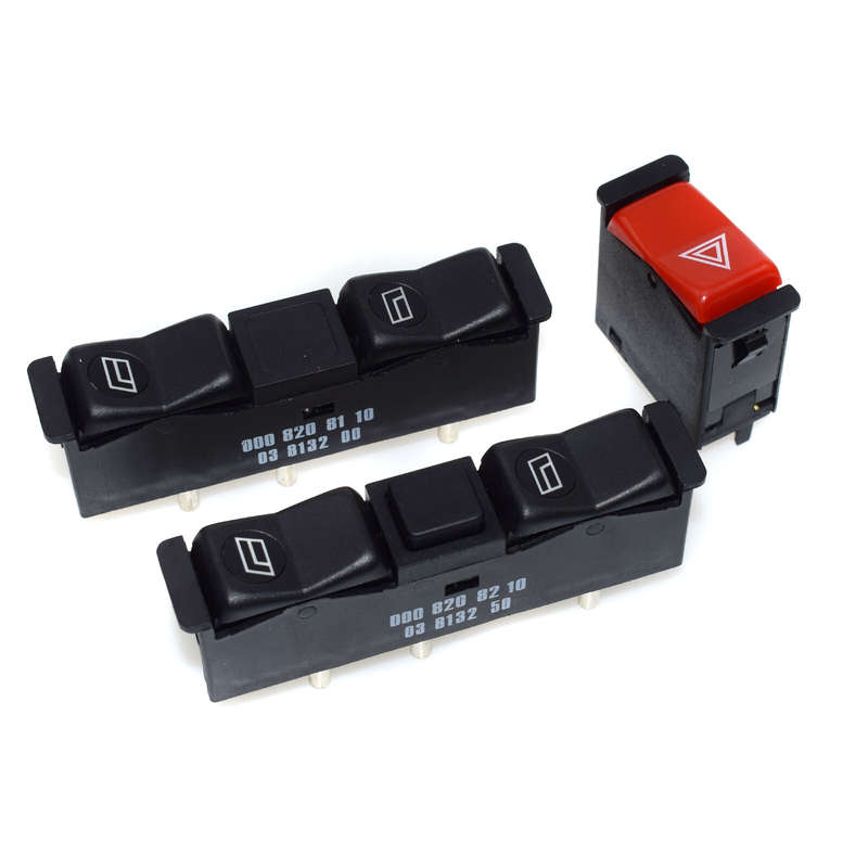 Electric Power Window & Emergency Light Switches For Mercedes-Benz W123 W126 New
