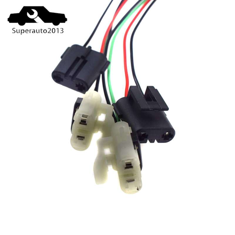 2PCS New Headlight Lamp Wiring Harness For Dodge Ram 1500 2500 3500 68193062AB