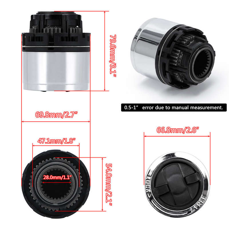2x Front Manual Locking Hub For Ford Ranger 1998-2000 For Mazda Pickup 2001-2008
