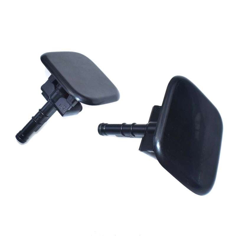 2PCS Left & Right Side Head Lamp Washer Nozzle Black For Kia Sorento 2010-12 New