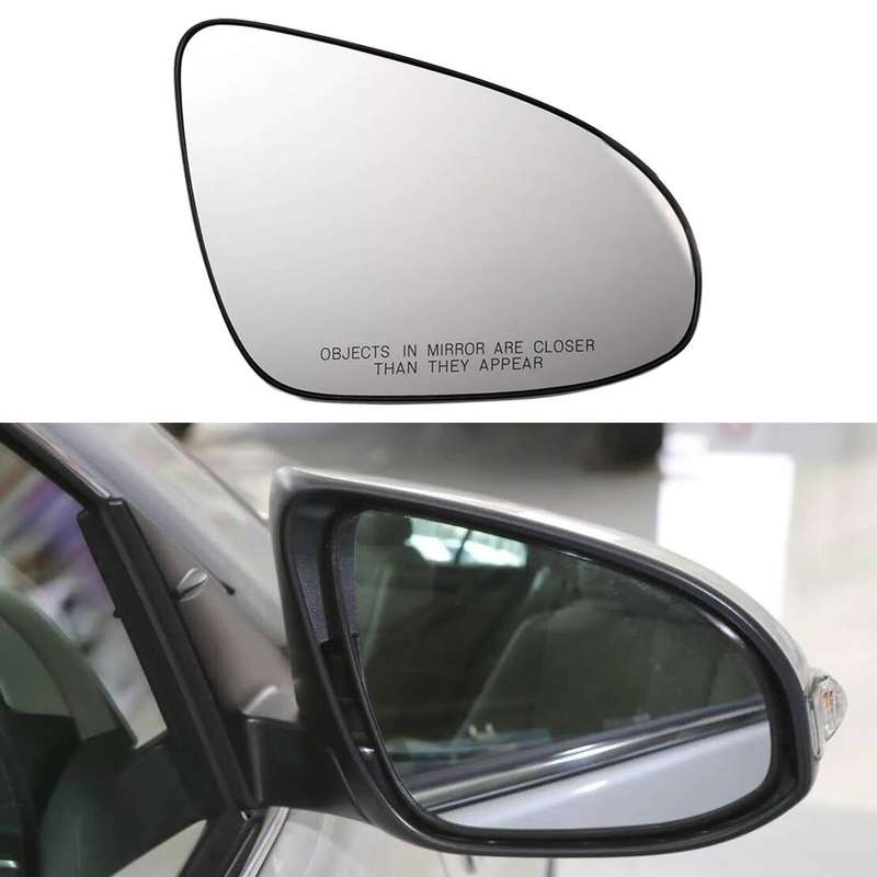 Right Side Door Wing Mirror Glass without Heated Fit for Toyota Camry 12-2017