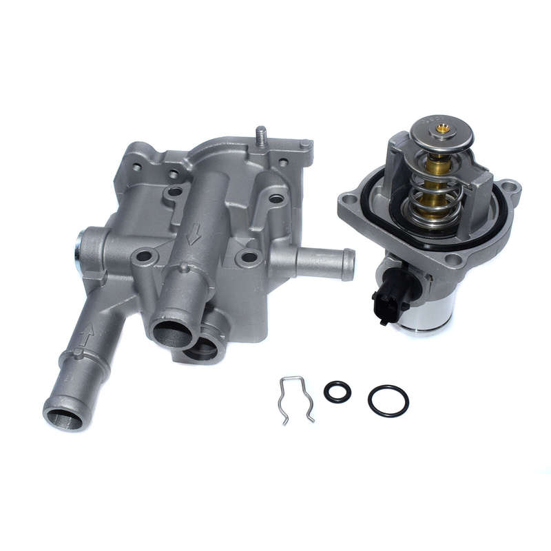Engine Coolant Thermostat & Housing for 2011-2017 Chevy Cruze Sonic Trax 1.4L