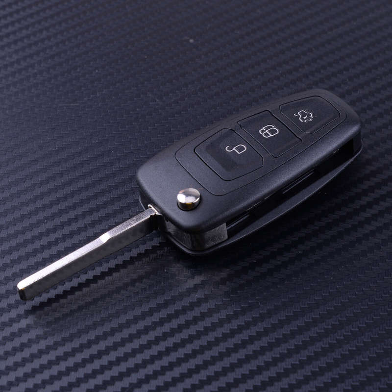 3 Buttons Remote Flip Keyless Key Case Cover Fit For Ford Titanium Focus