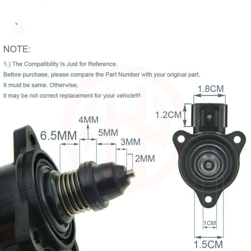 MQ504644 Idle Air Control Valves Control Motors For Suzuki K6a Engine Fits Japan