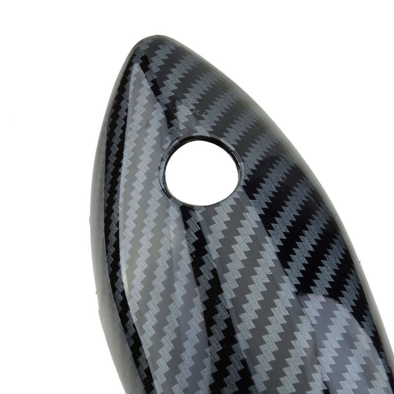 Carbon Fiber ABS Exterior Door Handle Cover Trim Fit For BMW 5 Series F10 11-16