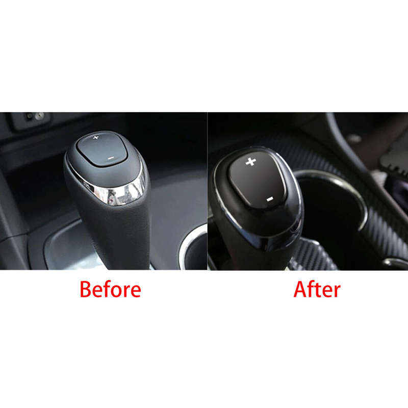 Stainless Steel Gear Shift Knob Trim Cover Fit For Chevrolet Cruze 17-2018