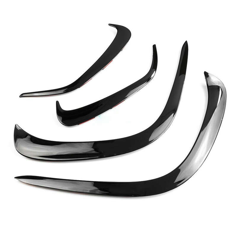4pcs Front Rear Fog Light Eyebrow Cover Trim Fit for Mercedes Benz GLE W167 V167