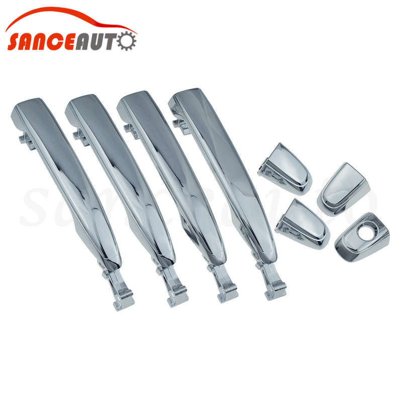 Front Rear Sliding Door Outer Handle Chrome LH RH For toyota alphard 2003-2008