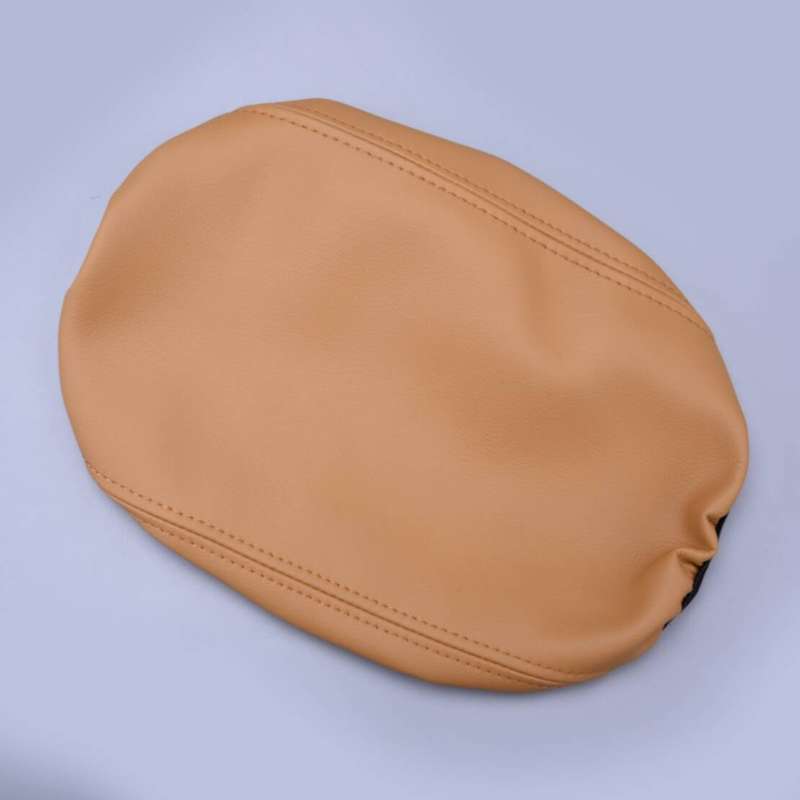 Leather Center Console Armrest Cover Brown Fit For Mitsubishi Outlander 2022-25