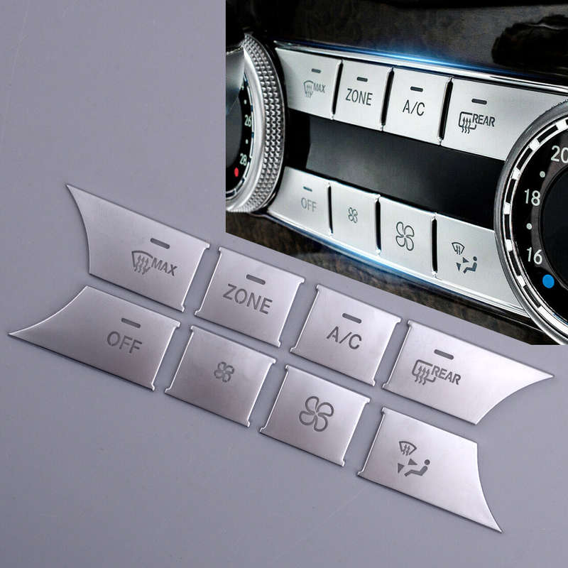 Console Air Condition Buttons Cover Trim fit for Mercedes Benz C Class W204 GLK