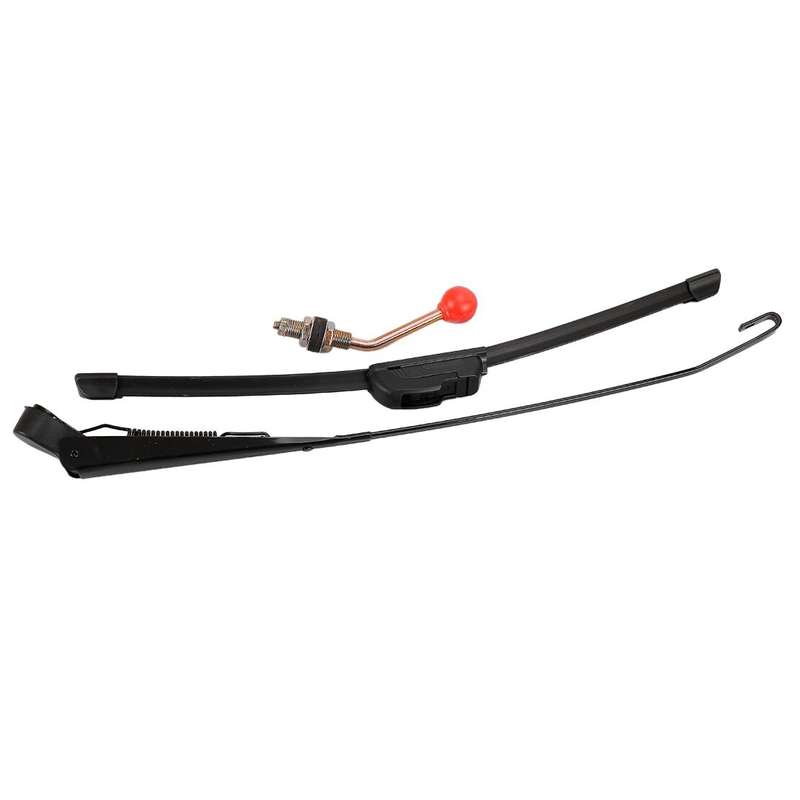 Universal UTV Manual Hand Operated Windshield Window Wiper Set Rubber Blade PART