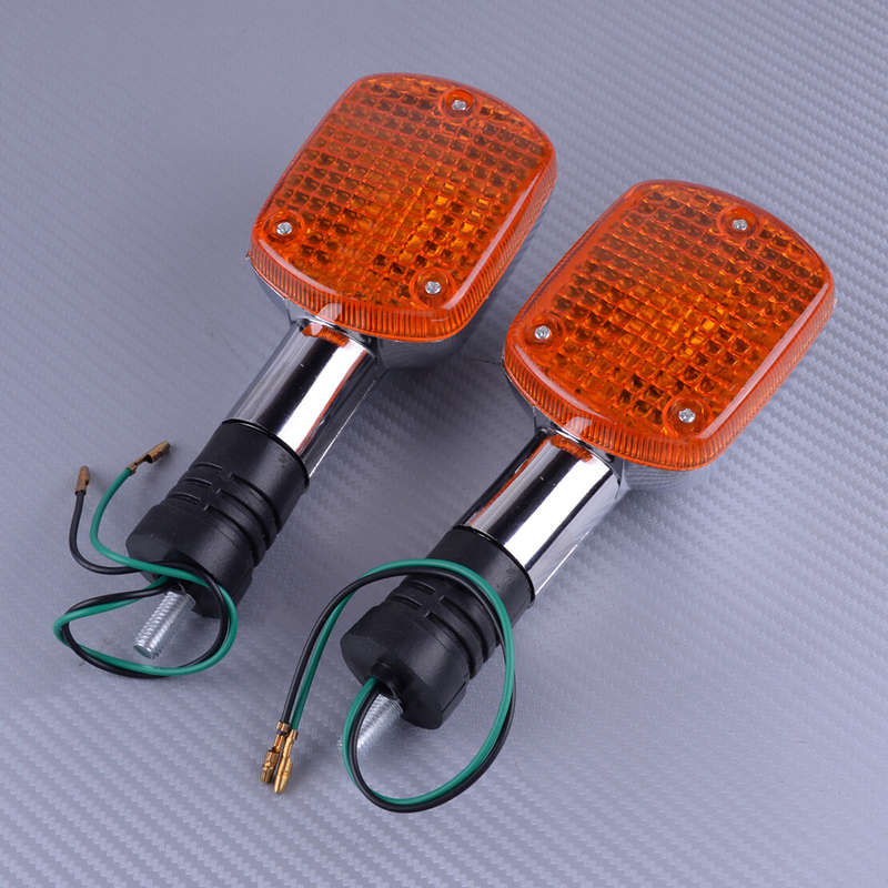 2pcs Turn Signal Blinker Light Lamp Amber Fit For Honda Cruisers Magna VF750