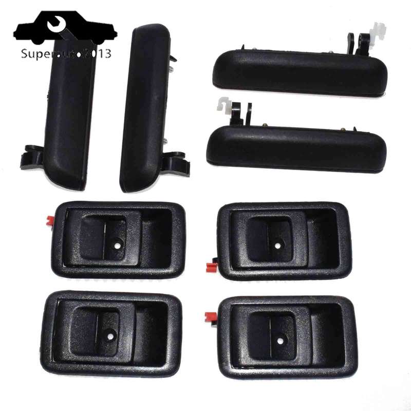 For Toyota Tercel 1995-98 Interior & Exterior Door Handle Front Rear Left Right