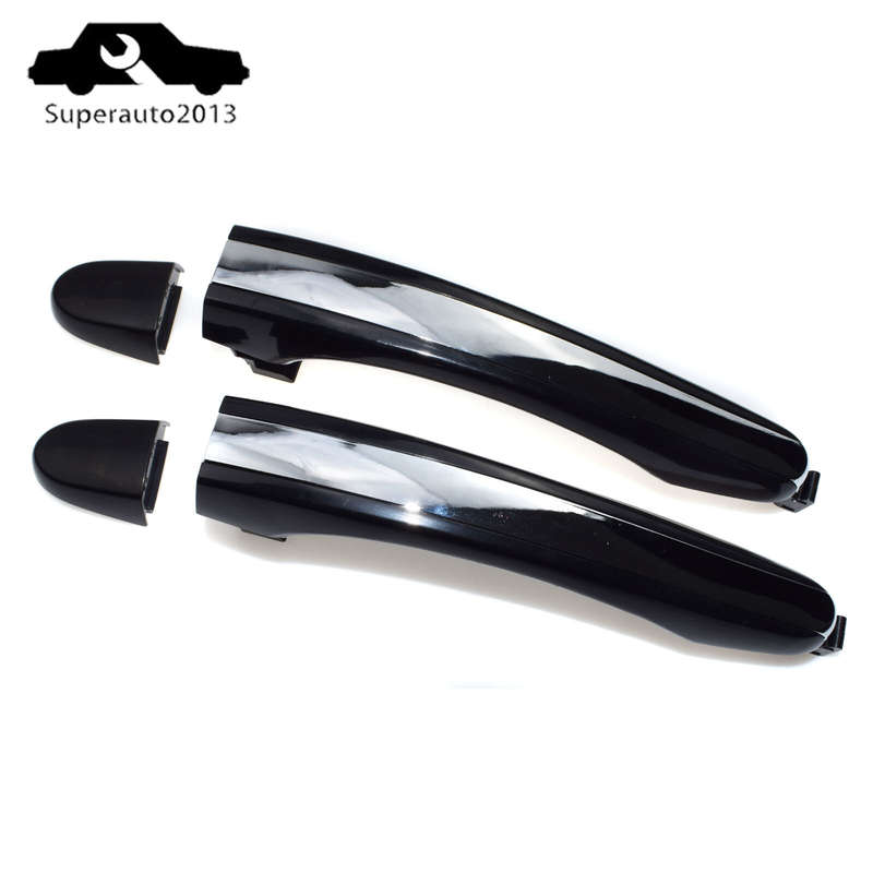 2X Outside Rear Left & Right Side Door Handle Chrome For Hyundai Azera 2006-2011