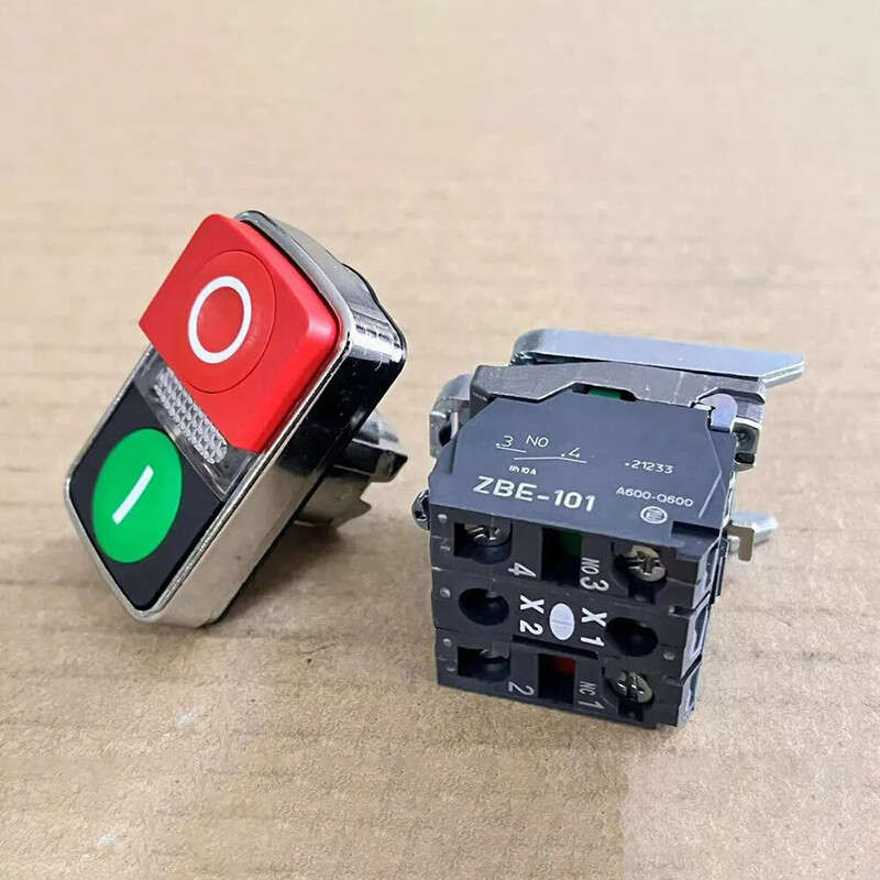 1PC New Green/Red Double Headed Industrial Switch for XB4BW73731B5