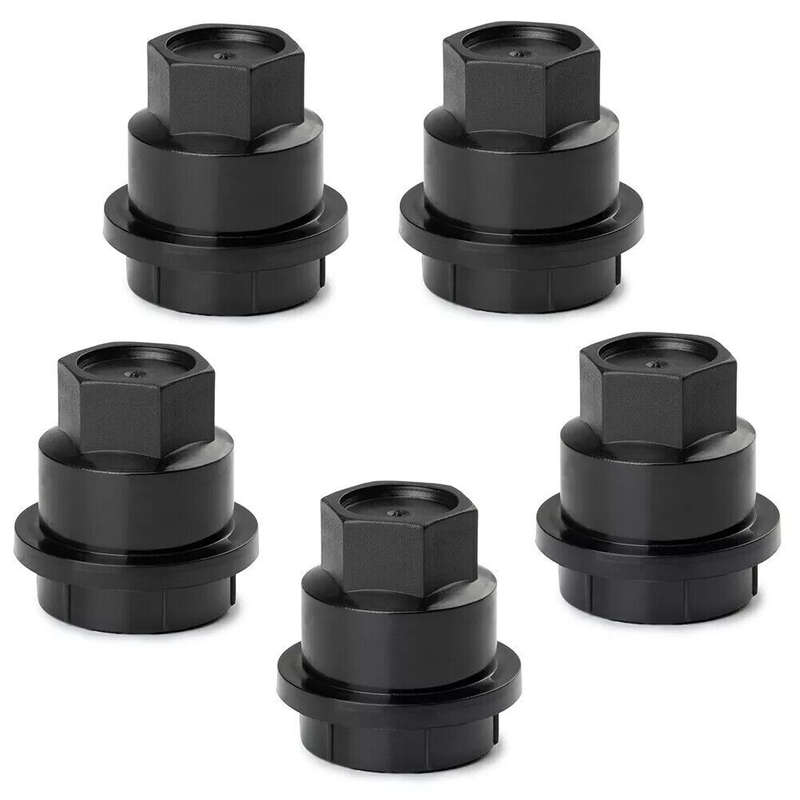 20PCS Black Lug Nut Covers 15661036 For GMC Jimmy Sonama Chevrolet S10 Blazer