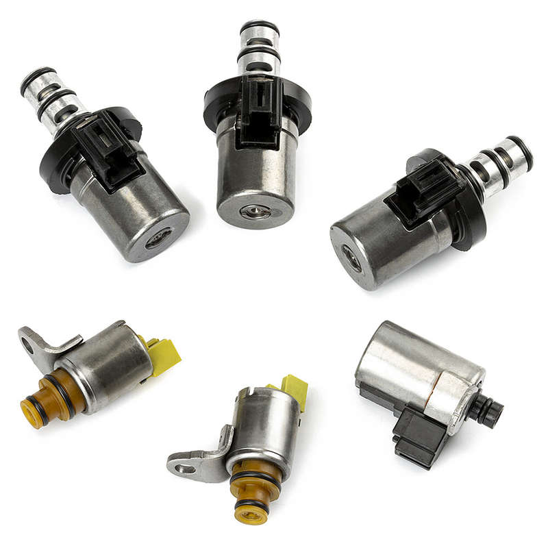 6 pcs Transmission Solenoid Kit For Mazda 2 3 5 6 CX-7 MPV 48420K-R 4F27E