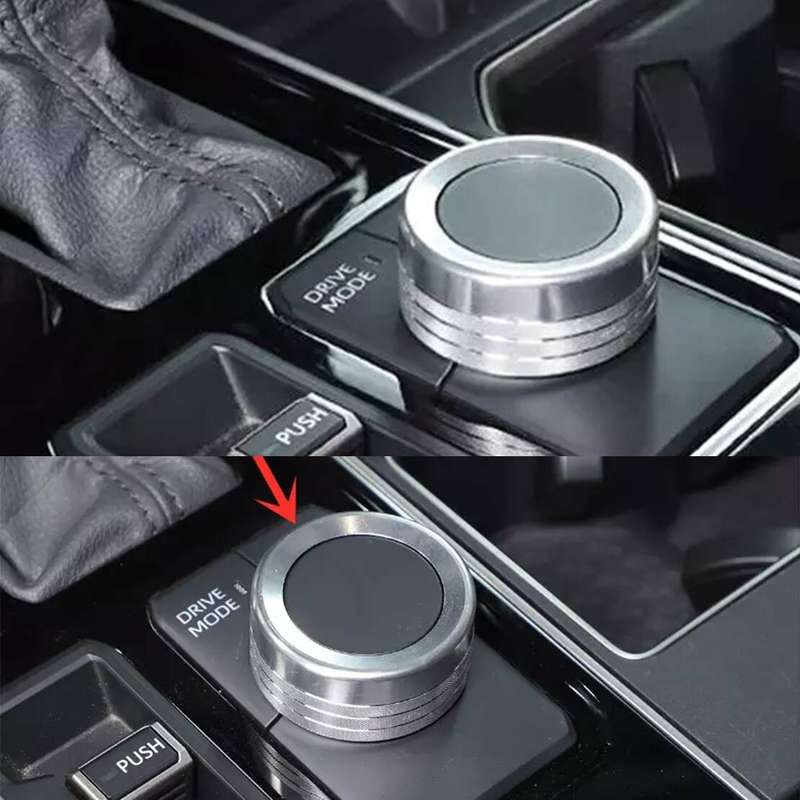 Aluminum Driving Mode Rearview Mirror Adjust Knob Ring Fit for 22-24 Tundra hot