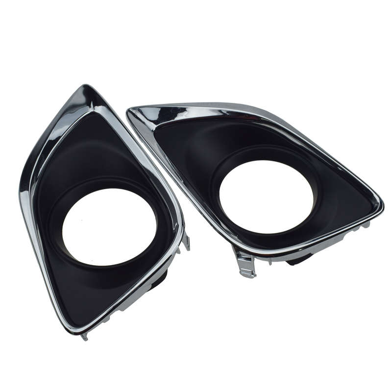 Pair New Fog Light Cover Trim Front Right & Left Side For 2013-2016 Toyota Venza
