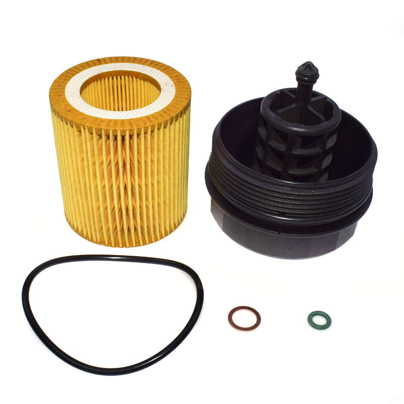 Oil Filter Housing Cover Cap w/ Filter For BMW X6 X5 Z4 328i 11427525334 HU816x