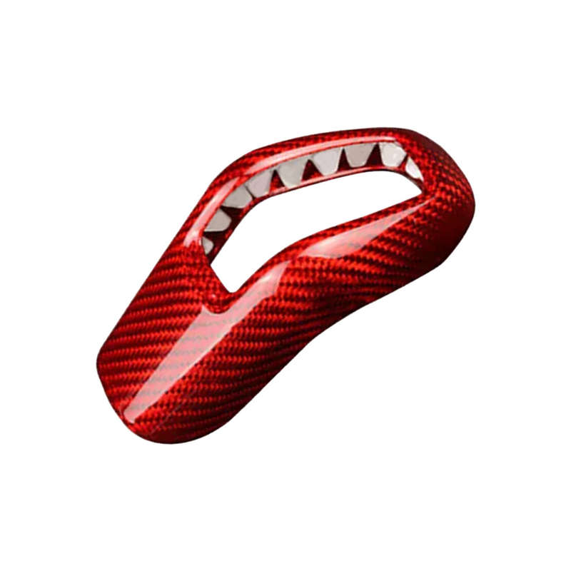 Carbon Fiber Gear Shift Knob Cover Trim Fit for Jaguar F-Type 2013 to 2021