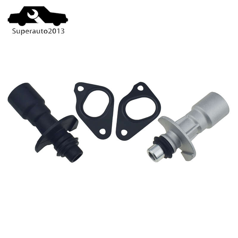 For Land Rover Range Sport LR4 Water Pump Oil Cooler Pipe Tube Adaptor W/Gasket