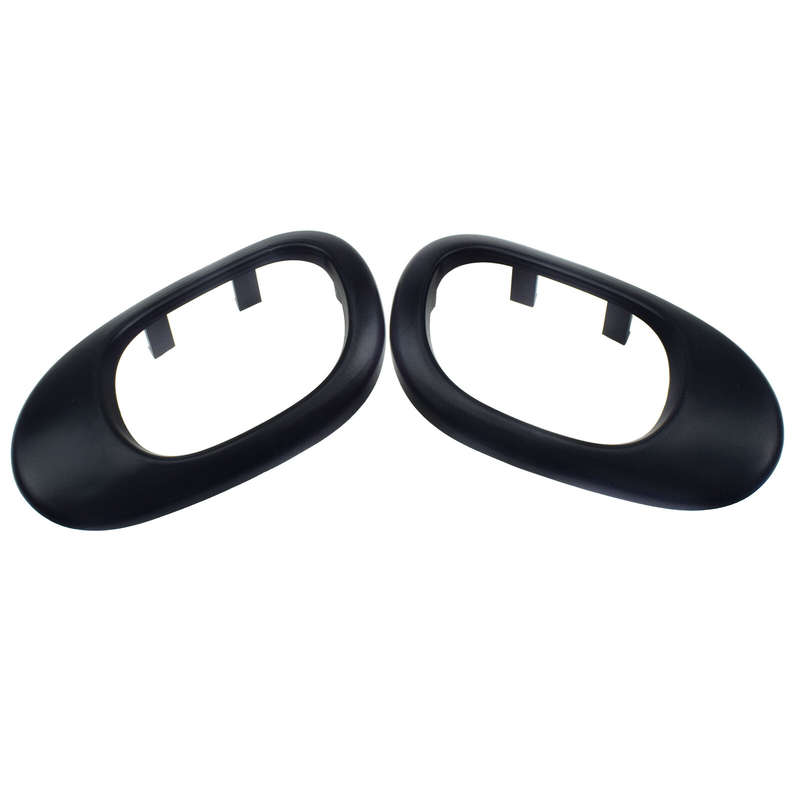 Left & Right Side Interior Door Handle Trim Bezel For Peugeot 206 207 Citroen C2